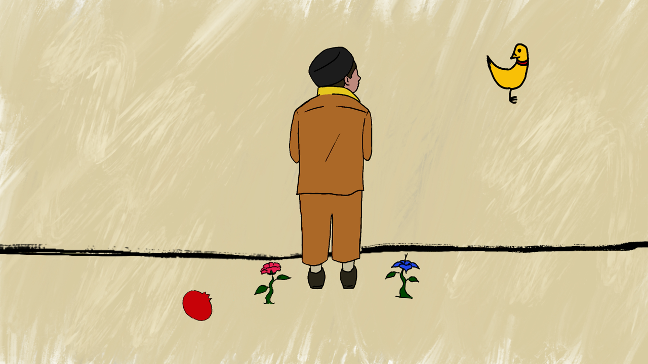 A frame of 2D animation