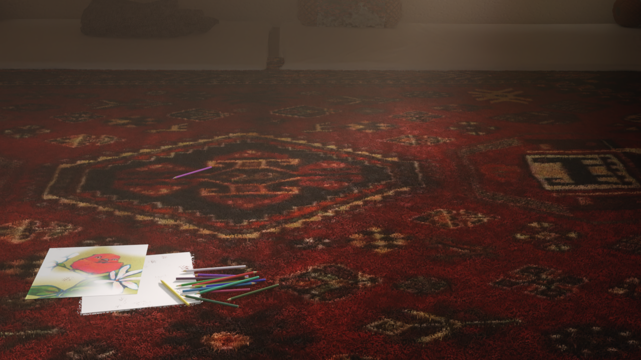 A frame of 3D animation