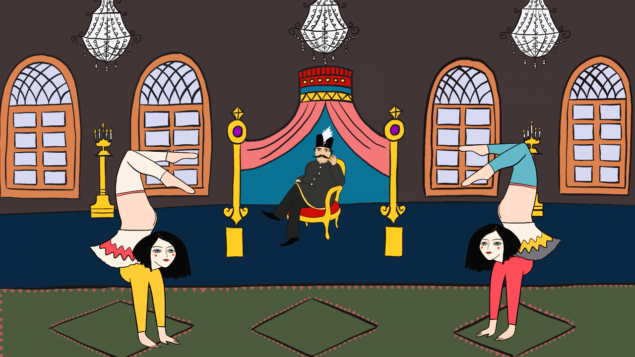 A frame of 2D animation
